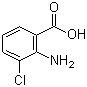 CAS 登录号：6388-47-2, 2-氨基-3-氯苯甲酸