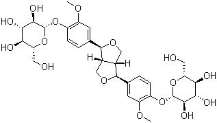 structure of CAS# 63902-38-5, 松酯醇二葡萄糖苷