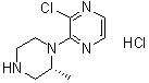 CAS 登录号：639029-52-0, (2R)-1-(3-氯-2-吡嗪基)-2-甲基哌嗪盐酸盐