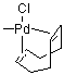 CAS # 63936-85-6, Cyclooctadienylmethylpalladium chloride, Chloro(1,5-cyclooctadiene)methylpalladium(II), Chloro(cyclooctadiene)methylpalladium, Chloro(methyl)(1,5-cyclooctadiene)palladium