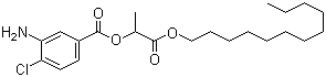 CAS # 63966-96-1, 3-Amino-4-chlorobenzoic acid 2-dodecyloxy-1-methyl-2-oxoethyl ester