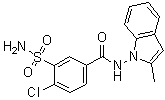 structure of CAS# 63968-75-2, Dehydroindapamide