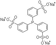 CAS # 63995-70-0, Triphenylphosphine-3,3',3''-trisulfonic acid trisodium salt, Trisodium triphenylphosphine-3,3',3''-trisulfonate