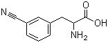 structure of CAS# 63999-80-4, 3-Cyanophenylalanine