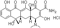 盐酸四环素分子结构 (CAS 64-75-5)