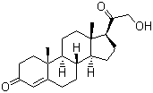 CAS # 64-85-7, Desoxycorticosterone, 11-Deoxycorticosterone, 21-Hydroxypregn-4-ene-3,20-dione, 21-Hydroxyprogesterone, 4-Pregnen-21-ol-3,20-dione, Cortexone