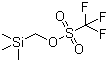 structure of CAS# 64035-64-9, (三甲基硅基)甲基三氟甲烷磺酸酯