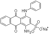 structure of CAS# 6408-78-2, Acid Blue 25