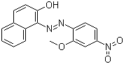CAS # 6410-21-5, Solvent Red 13, 1-[(2-Methoxy-4-nitrophenyl)azo]-2-naphthol, C.I. 12159, Plastic Red B