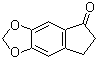 structure of CAS# 6412-87-9, 5,6-亚甲基二氧-1-茚酮