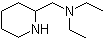 structure of CAS# 64168-09-8, N,N-二乙基-2-哌啶甲胺