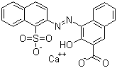 CAS # 6417-83-0, Pigment Red 63:1, C.I. 15880:1, Calcium 3-hydroxy-4-[(1-sulphonato-2-naphthyl)azo]-2-naphthoate