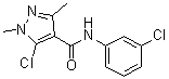 CAS # 64174-46-5, 5-Chloro-N-(3-chlorophenyl)-1,3-dimethyl-1H-pyrazole-4-carboxamide