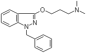 Benzydamine molecular structure (CAS 642-72-8)