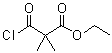 structure of CAS# 64244-87-7, 3-氯-2,2-二甲基-3-氧代丙酸乙酯