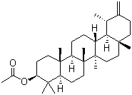 Taraxasterol acetate molecular structure (CAS 6426-43-3)