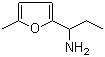structure of CAS# 64271-00-7, 1-(5-Methylfuran-2-yl)propylamine