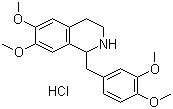 CAS # 6429-04-5, Tetrahydropapaverine hydrochloride, 1-(3,4-Dimethoxybenzyl)-6,7-dimethoxy-1,2,3,4-tetrahydroisoquinoline hydrochloride