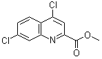 structure of CAS# 643044-04-6, 4,7-二氯-2-喹啉羧酸甲酯