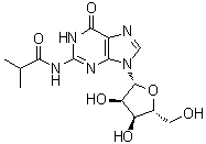 structure of CAS# 64350-24-9, N-异丁酰基鸟苷