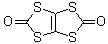 structure of CAS# 64394-45-2, 1,3,4,6-四硫杂并环戊二烯-2,5-二酮
