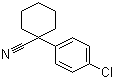 structure of CAS# 64399-28-6, 1-(4-Chlorophenyl)cyclohexane-1-carbonitrile