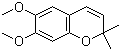 CAS # 644-06-4, Precocene II, 6,7-Dimethoxy-2,2-dimethyl-2H-1-benzopyran