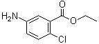 structure of CAS# 64401-55-4, 5-Amino-2-chlorobenzoic acid ethyl ester