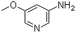structure of CAS# 64436-92-6, 3-Amino-5-methoxypyridine