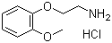CAS # 64464-07-9, 2-(2-Methoxyphenoxy)ethylamine hydrochloride