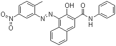 CAS # 6448-95-9, Pigment Red 22, C.I. 12315, 3-Hydroxy-4-[(2-methyl-5-nitrophenyl)azo]-N-phenylnaphthalene-2-carboxamide