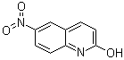 CAS # 64495-55-2, 6-Nitroquinolin-2-ol, 2-Hydroxy-6-nitroquinoline, 6-Nitro-2(1H)-quinolinone, 6-Nitrocarbostyril