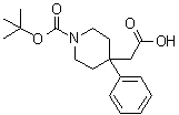 CAS # 644982-20-7, 4-(Carboxymethyl)-4-phenylpiperidine-1-carboxylic acid tert-butyl ester
