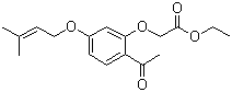 CAS # 64506-46-3, 2'-Ethoxycarbonylmethoxy-4'-(3-methyl-2-butenyloxy) acetophenone, 2'-Ethoxycarbonylmethoxy-4'-(3-Methyl-2-butyenyl-oxy)acetophenone