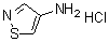 structure of CAS# 64527-29-3, 4-Aminoisothiazole monohydrochloride