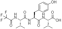 CAS # 64577-63-5, N-(2,2,2-Trifluoroacetyl)-L-valyl-L-tyrosyl-L-valine