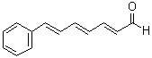 CAS # 6460-63-5, 7-Phenyl-2,4,6-heptatrienal, 7-Phenylheptatrien-2,4,6-al-1, NSC 11903