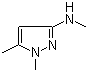 N,1,5-Trimethyl-1H-pyrazol-3-amine molecular structure (CAS 646506-40-3)