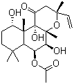 structure of CAS# 64657-21-2, 6-乙酰基-7-脱乙酰基佛司可林