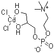 structure of CAS# 64681-08-9, sn-甘油-3-磷酰胆碱氯化镉加合物