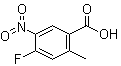 CAS # 64695-92-7, 4-Fluoro-2-methyl-5-nitrobenzoic acid, 2-Methyl-5-nitro-4-fluorobenzoic acid