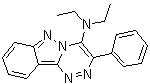 CAS # 64781-61-9, N,N-Diethyl-3-phenyl-[1,2,4]triazino[4,3-b]indazol-4-amine, NSC 305942