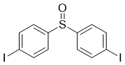 CAS # 647829-43-4, Bis(4-iodophenyl) sulfoxide, 1-iodo-4-(4-iodophenyl)sulfinylbenzene
