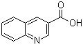 3-Quinolinecarboxylic acid molecular structure (CAS 6480-68-8)
