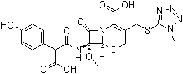 Latamoxef molecular structure (CAS 64952-97-2)