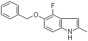 CAS 登录号：649736-47-0, 2-甲基-4-氟-5-苄氧基吲哚