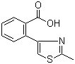 CAS 登录号：65032-66-8, 2-(2-甲基-4-噻唑基)苯甲酸