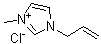 structure of CAS# 65039-10-3, 1-烯丙基-3-甲基咪唑鎓氯化物