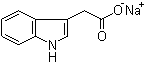 structure of CAS# 6505-45-9, 3-吲哚乙酸钠