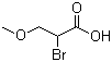 structure of CAS# 65090-78-0, 2-Bromo-3-methoxypropionic acid